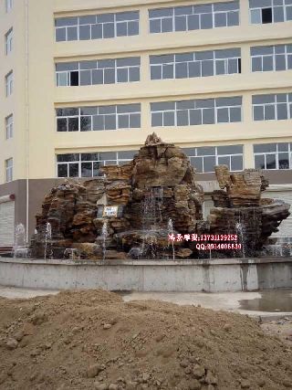 石雕假山 假山噴泉 石雕假山噴泉工程案例