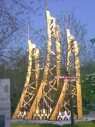 不銹鋼雕塑 學(xué)校不銹鋼雕塑 不銹鋼雕塑工程案例