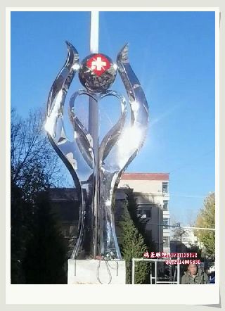 醫(yī)院不銹鋼雕塑 醫(yī)院不銹鋼雕塑加工 醫(yī)院不銹鋼雕塑工程案例