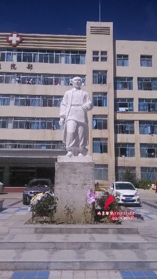 白求恩雕塑 白求恩圖片 石雕白求恩 白求恩人物雕塑